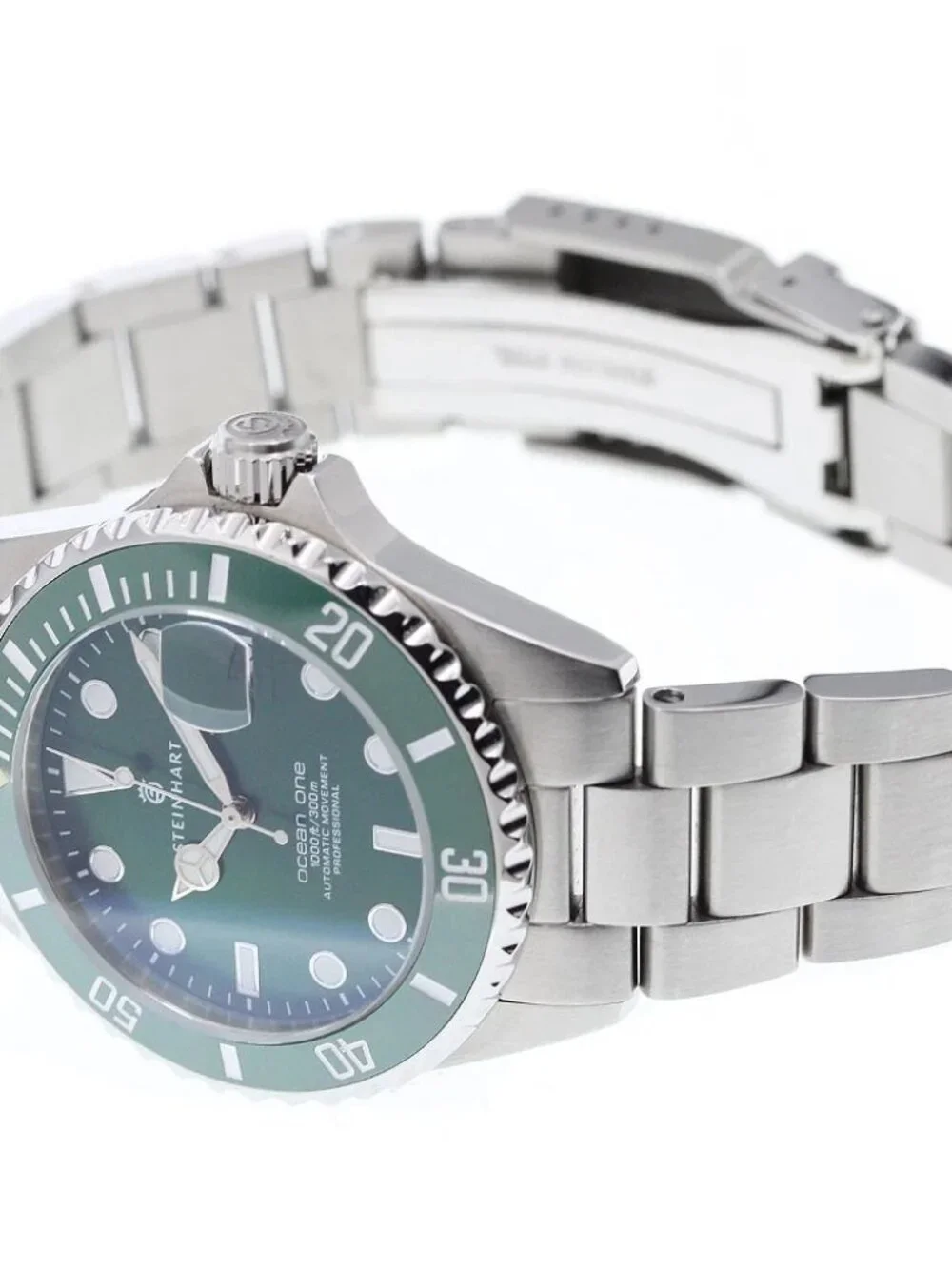 Steinhart Ocean One 39 Double Green 103-1065 Date Automatic Men's Watch_972982
